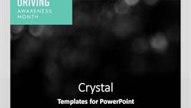  Presentation with distracted driving - Slide set enhanced with composition-of-distracted-driving-awareness background and a black colored foreground