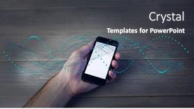  Presentation with data science - Presentation theme enhanced with composition-of-dna-strand-over background and a dark gray colored foreground