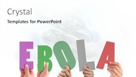 Presentation with ebola - Presentation enhanced with composition-of-ebola-multi-coloured background and a white colored foreground