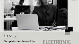  Presentation with diverse business people - Presentation having composition-of-electronic-greeting-card background and a light gray colored foreground