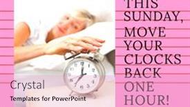  Presentation with saving - PPT theme consisting of composition-of-end-of-daylight background and a coral colored foreground