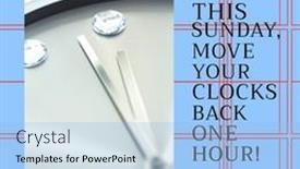  Presentation with saving - Theme consisting of composition-of-end-of-daylight background and a light blue colored foreground