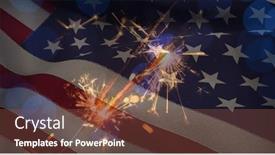  Presentation with fairy - PPT theme consisting of composition-of-fairy-lights-over background and a tawny brown colored foreground