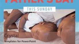  Presentation with family day - Presentation design consisting of composition-of-father-s-day background and a coral colored foreground