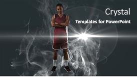  Presentation with basketball female - 