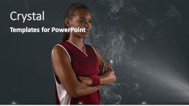  Presentation with basketball female - 