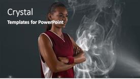  Presentation with basketball female - 