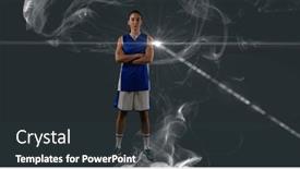  Presentation with basketball female - 