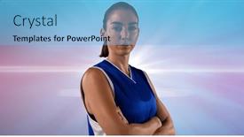  Presentation with basketball female - 