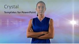  Presentation with basketball female - 