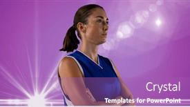  Presentation with basketball female - 