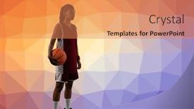  Presentation with basketball female - 