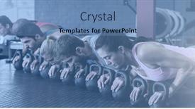  Presentation with women - Cool new theme with composition-of-fit-men backdrop and a teal colored foreground