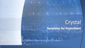  Presentation with connections - Colorful presentation enhanced with composition-of-globe-of-connections backdrop and a  colored foreground