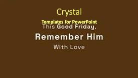  Presentation with good friday - Slides consisting of composition-of-good-friday-text background and a tawny brown colored foreground