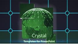  Presentation with green technology - Slides enhanced with composition-of-green-globe background and a forest green colored foreground