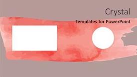  Presentation with frame pink - Colorful slide deck enhanced with composition-of-grey-background backdrop and a coral colored foreground