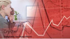  Presentation with team meeting - Slides consisting of composition-of-happy-diverse-business background and a red colored foreground