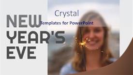  Presentation with new years eve - PPT layouts enhanced with composition-of-happy-new-years background and a sky blue colored foreground