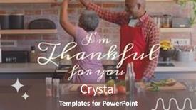  Presentation with happy thanksgiving - PPT theme with composition-of-happy-thanksgiving-day background and a tawny brown colored foreground