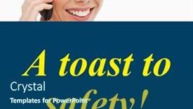  Presentation with safety - PPT theme enhanced with composition-of-health-and-safety background and a ocean colored foreground