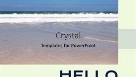  Presentation with hello june - Presentation theme enhanced with composition-of-hello-june-text background and a light blue colored foreground