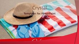  Presentation with lifestyle - Presentation design consisting of composition-of-hello-summer-text background and a mint green colored foreground