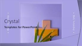  Presentation with christian faith - Slides enhanced with composition-of-holy-saturday-text background and a light blue colored foreground