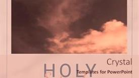  Presentation with christianity - Theme featuring composition-of-holy-saturday-text background and a coral colored foreground