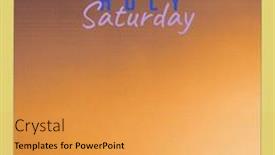  Presentation with christianity - Theme enhanced with composition-of-holy-saturday-text background and a yellow colored foreground