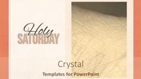  Presentation with christianity - Presentation theme featuring composition-of-holy-saturday-text background and a lemonade colored foreground