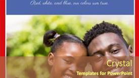  Presentation with independence - PPT theme consisting of composition-of-independence-day-text background and a red colored foreground