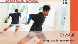  Presentation with international - Slides having composition-of-international-dance-day background and a  colored foreground