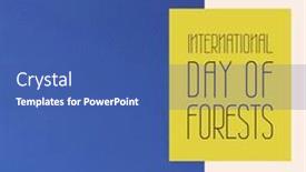  Presentation with forests - Slide deck featuring composition-of-international-day background and a ocean colored foreground