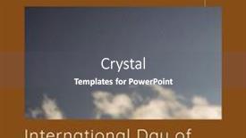  Presentation with forests - Theme having composition-of-international-day background and a gray colored foreground