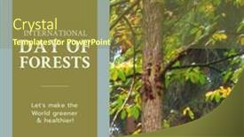  Presentation with international - PPT theme enhanced with composition-of-international-day background and a tawny brown colored foreground