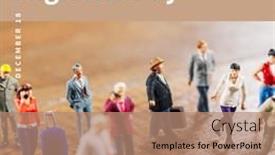  Presentation with migration - Slide deck featuring composition-of-international-migrants-day background and a coral colored foreground