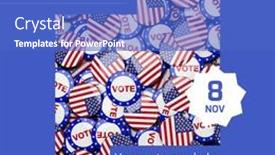  Presentation with election - PPT layouts featuring composition-of-it-s-election and a teal colored foreground