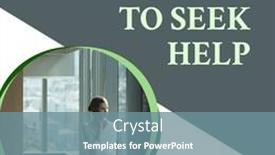  Presentation with health communication - Slide set with composition-of-it-s-okay background and a seafoam green colored foreground