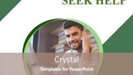  Presentation with health communication - Slide set having composition-of-it-s-okay background and a coral colored foreground