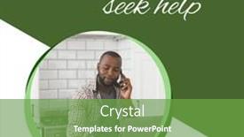  Presentation with health communication - PPT layouts enhanced with composition-of-it-s-okay background and a seafoam green colored foreground