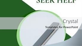  Presentation with health communication - Presentation theme having composition-of-it-s-okay background and a white colored foreground