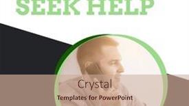  Presentation with health communication - Presentation consisting of composition-of-it-s-okay background and a coral colored foreground