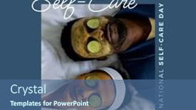  Presentation with face masks - Presentation consisting of composition-of-it-s-self background and a  colored foreground