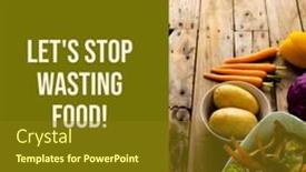  Presentation with awareness - Theme consisting of composition-of-let-s-stop background and a tawny brown colored foreground