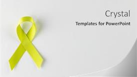  Presentation with ribbon green - Slide deck having composition-of-light-green-std background and a light gray colored foreground