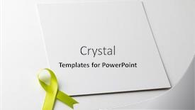  Presentation with ribbon green - Presentation design featuring composition-of-light-green-std background and a white colored foreground