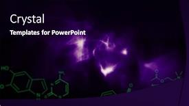  Presentation with chemical technology - Slide deck with composition-of-light-trails-over background and a wine colored foreground