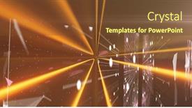  Presentation with black light - Theme consisting of composition-of-light-trails-over background and a tawny brown colored foreground