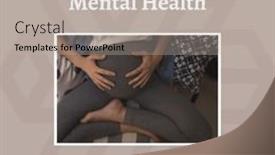  Presentation with maternal health - Theme having composition-of-maternal-mental-health background and a light gray colored foreground